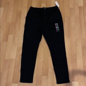 Black high rise skinny jeans